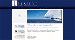 Desktop Screenshot of leisurecapital.net